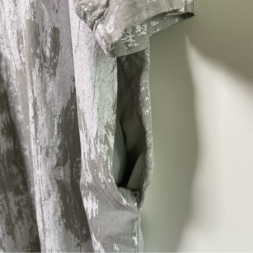 Gray Abstract Mini Dress - Picture 9 of 11